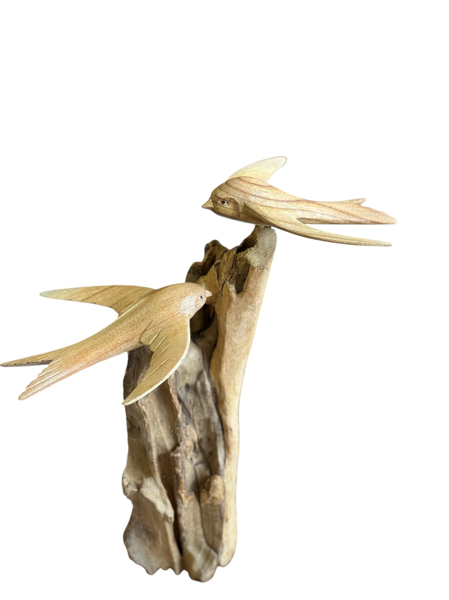 Zwaluw 2 op rootwood – 35 cm