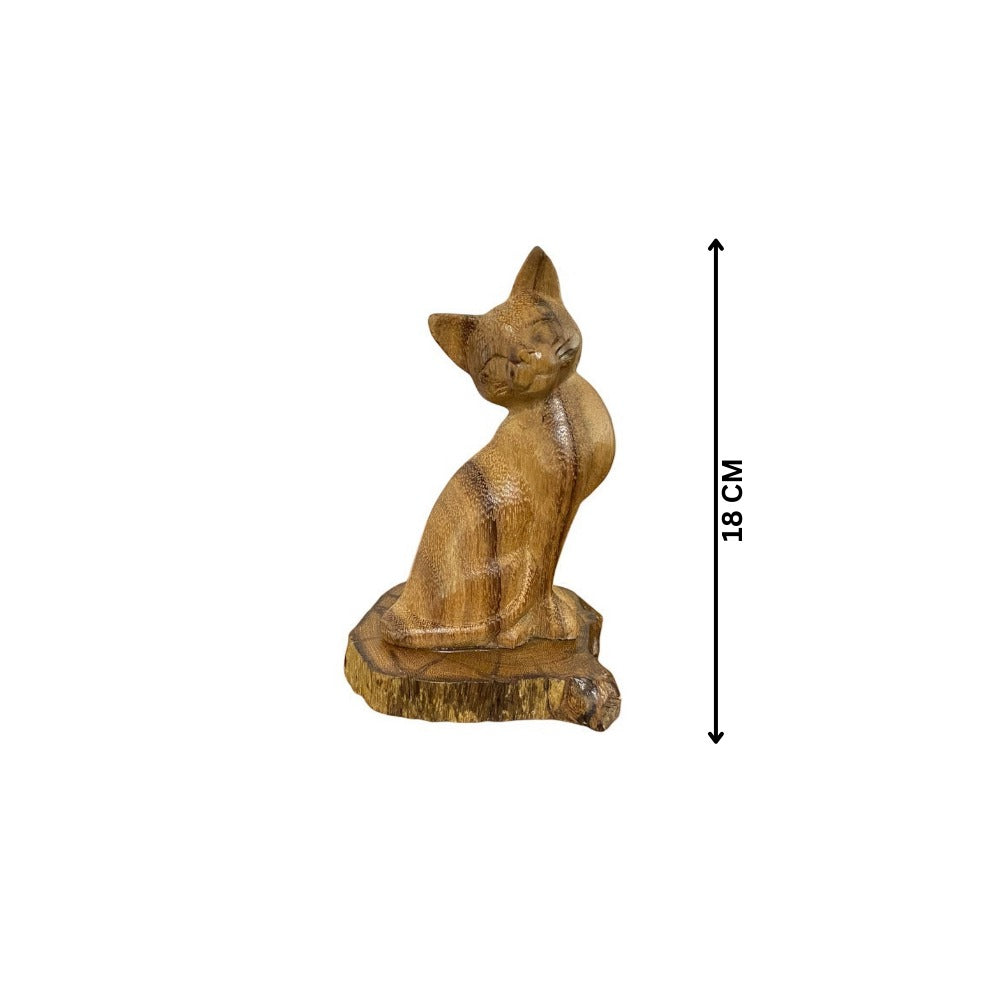 Kat op plateau – 18 cm