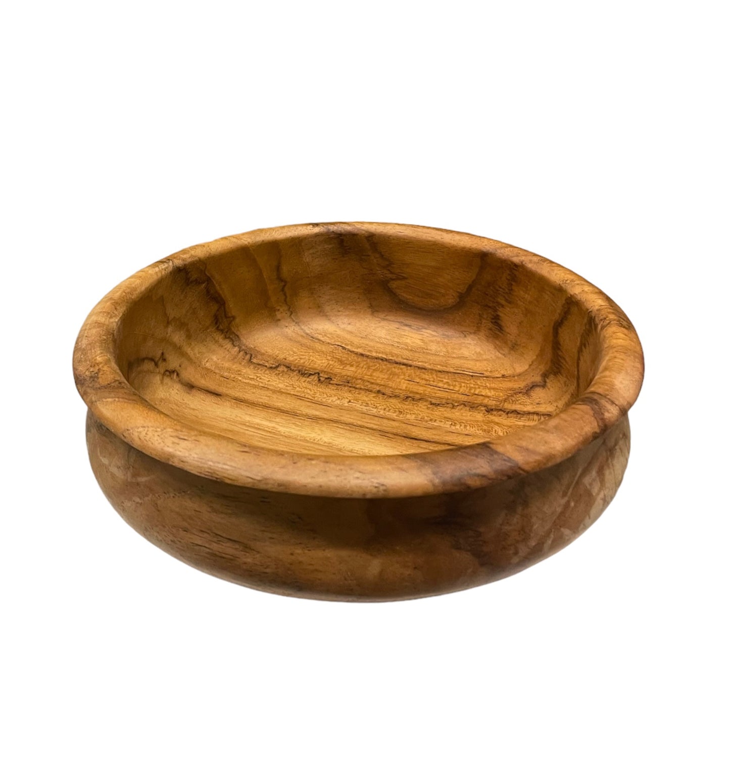 Schaal teak 20cm dia 6cm hoog