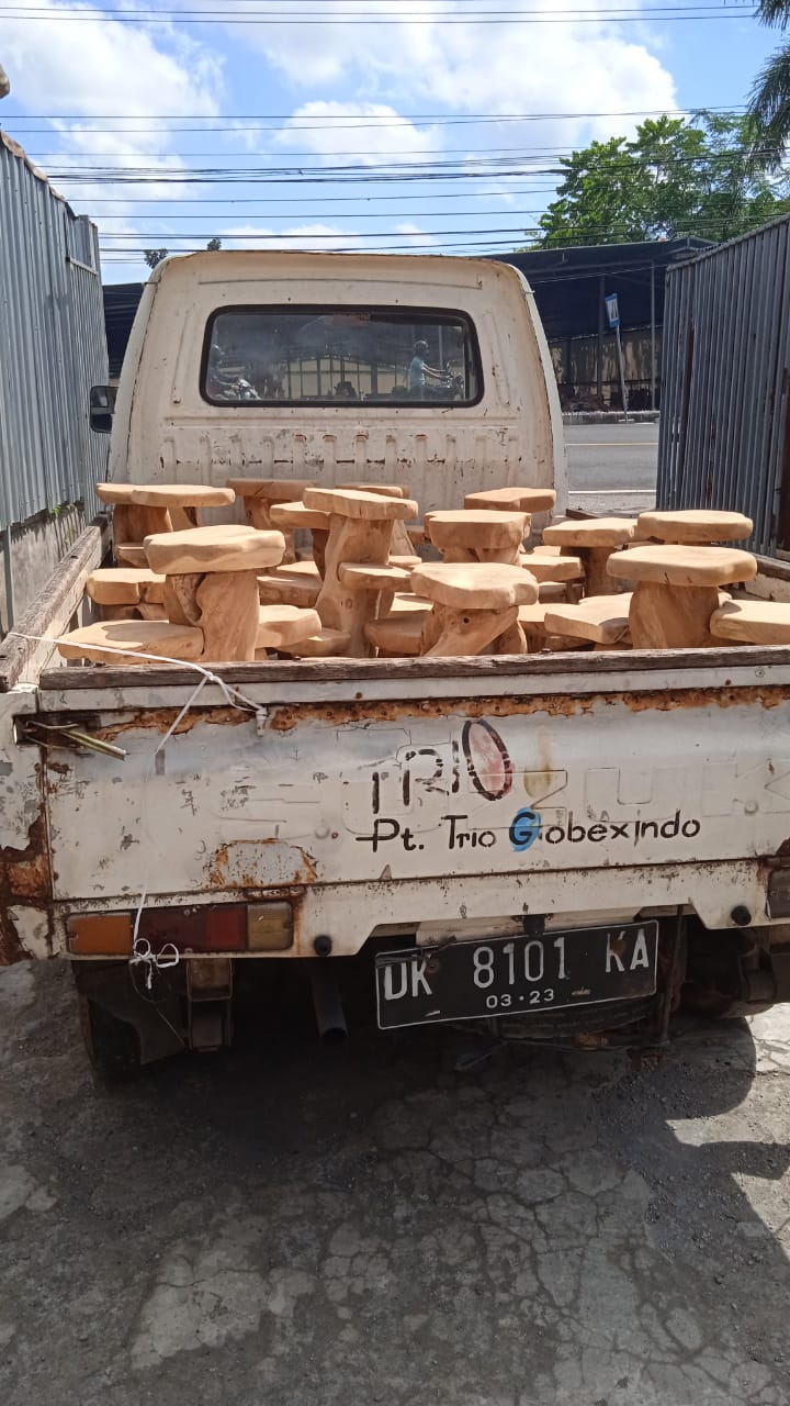Display teak 4 step