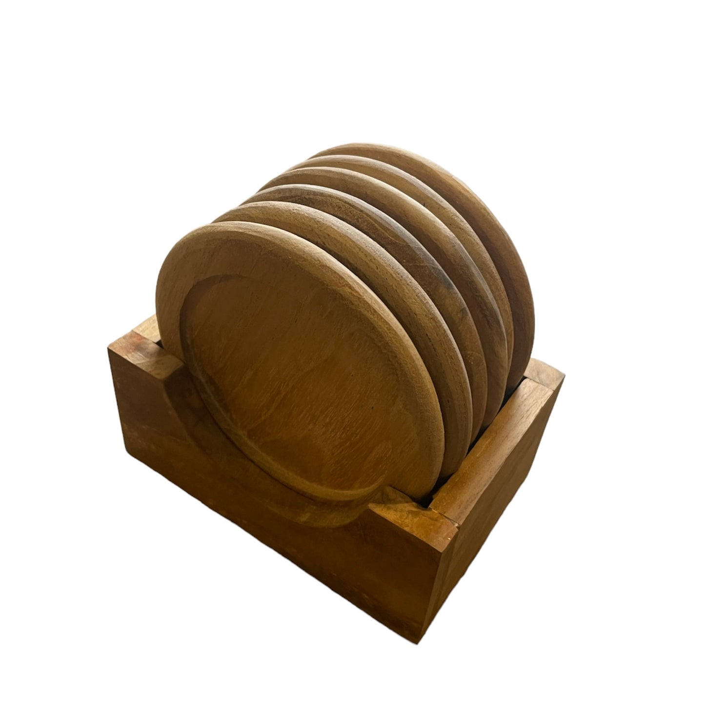 Onderzetters set teak