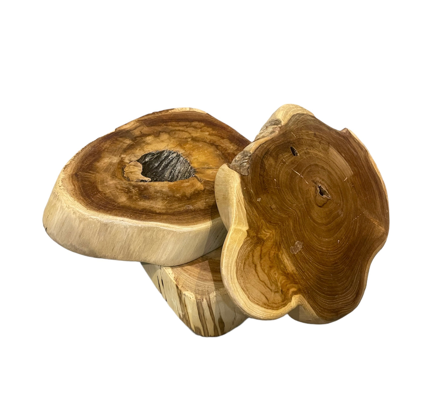 Plankjes van teak hout