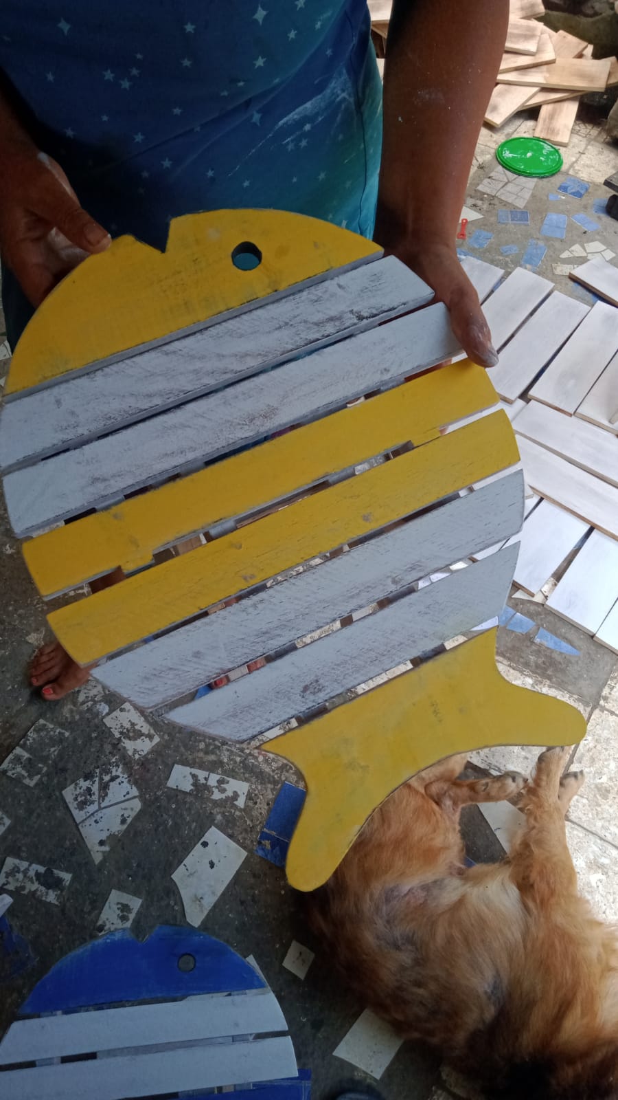 Klaptafel vismodel