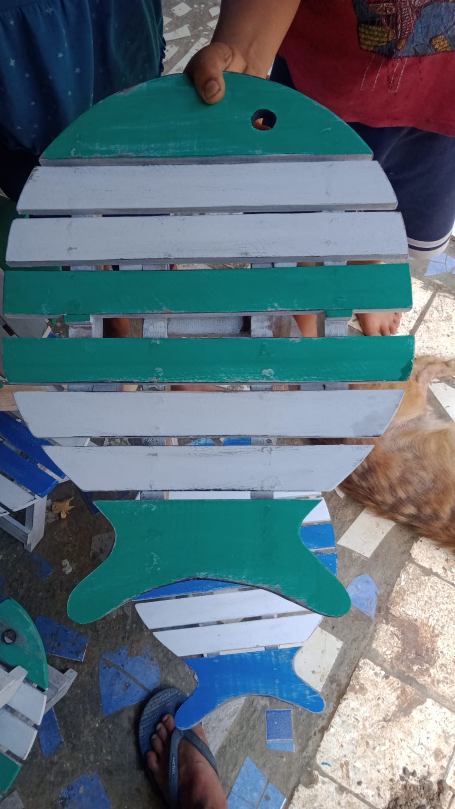 Klaptafel vismodel