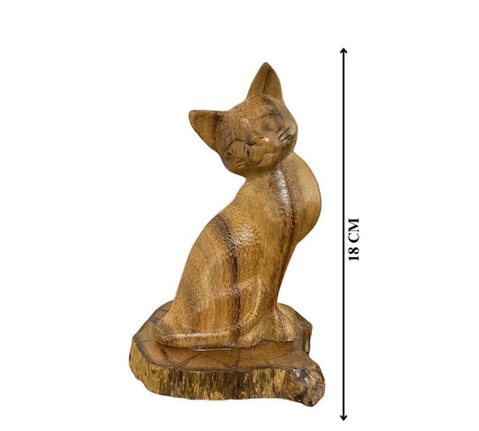 Kat op plateau – 18 cm