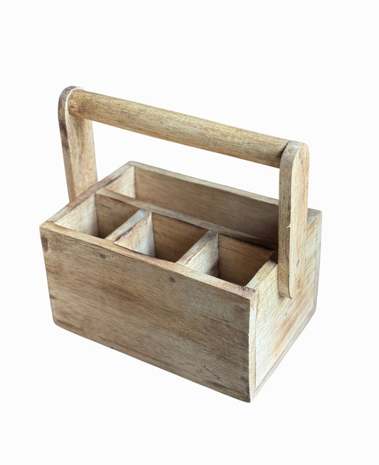 Bestekbakje met handvat – 3 + 1 vak