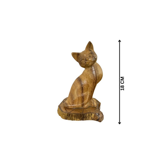 Kat op plateau – 18 cm